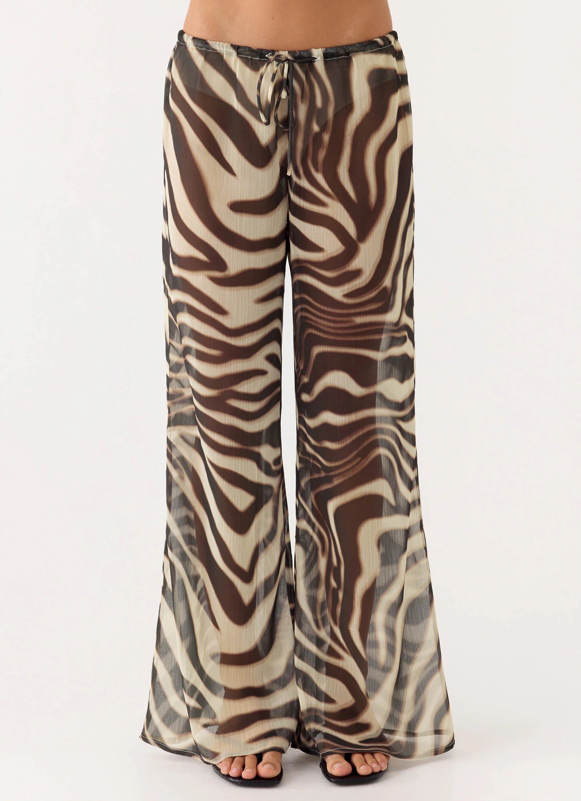 Jadia Flared Pants Zebra