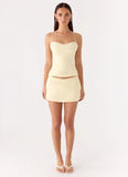 Leray Top - Lemon Yellow