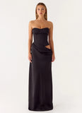 Emory Corset Maxi Dress Black