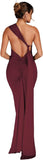Women Sexy Backless Dress Bodycon Sleeveless Open Back Maxi Dress Formal Cocktail Wedding Guest
