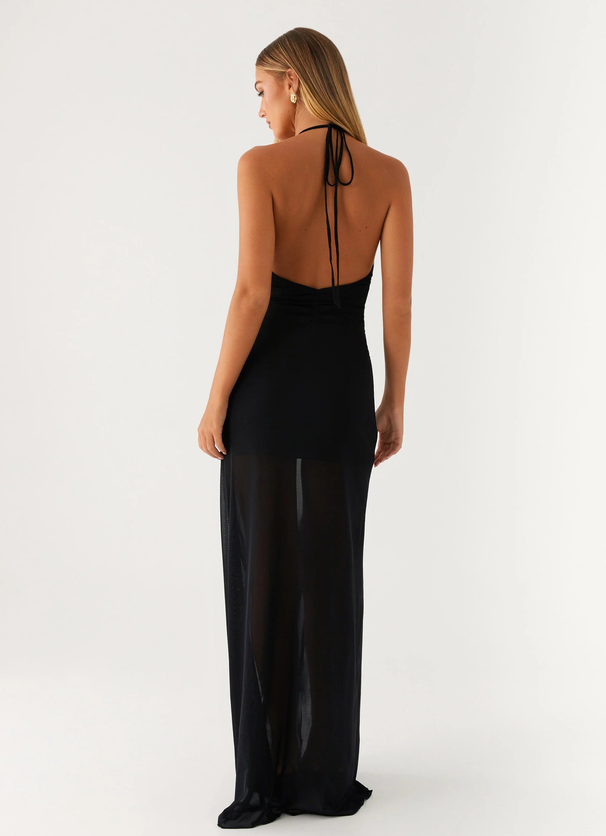 Louvre Maxi Dress Black