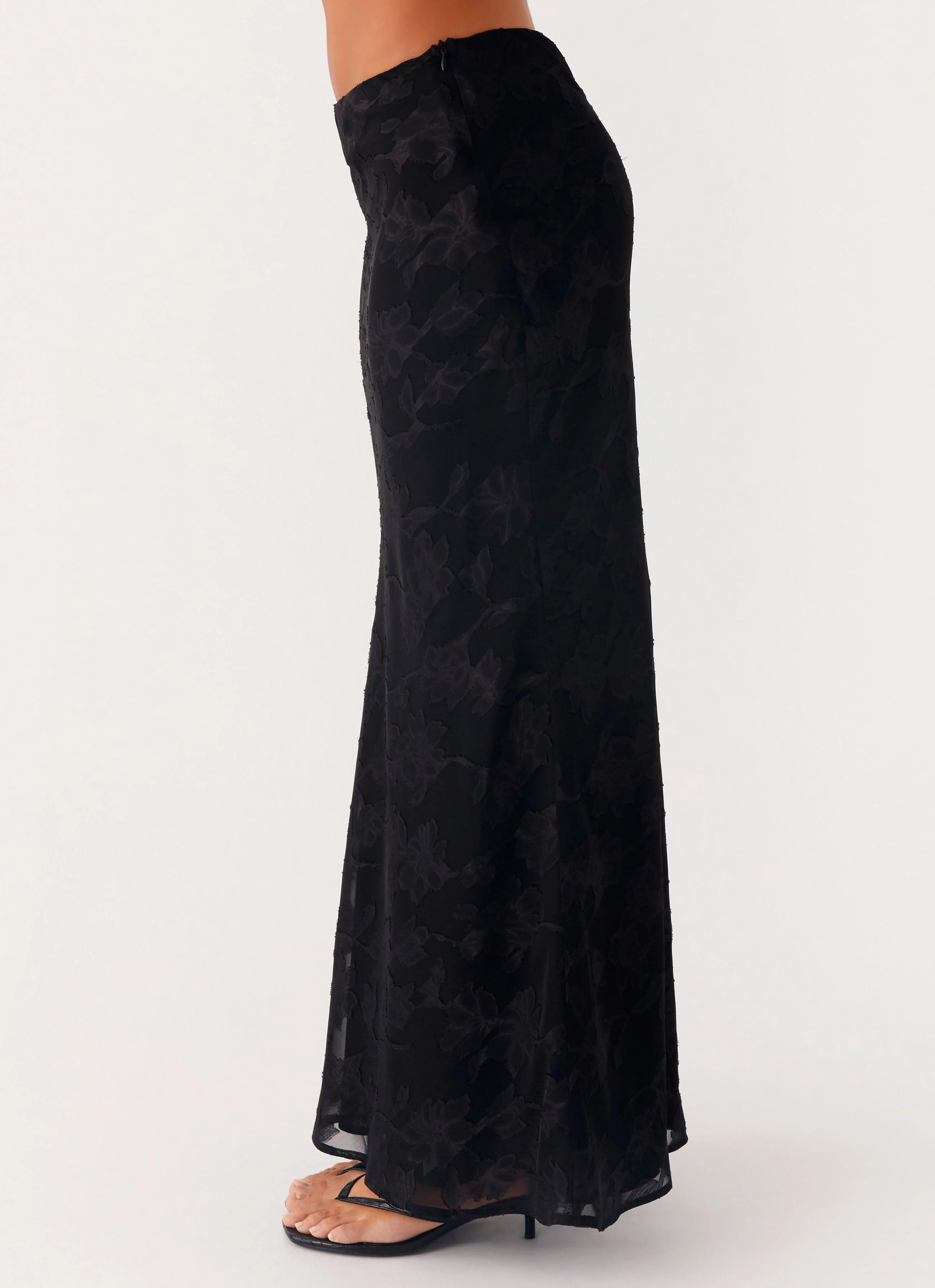 Starlit Maxi Skirt Black