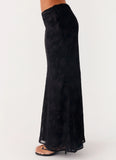 Starlit Maxi Skirt Black