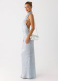 Aveline Clutch Bag Silver