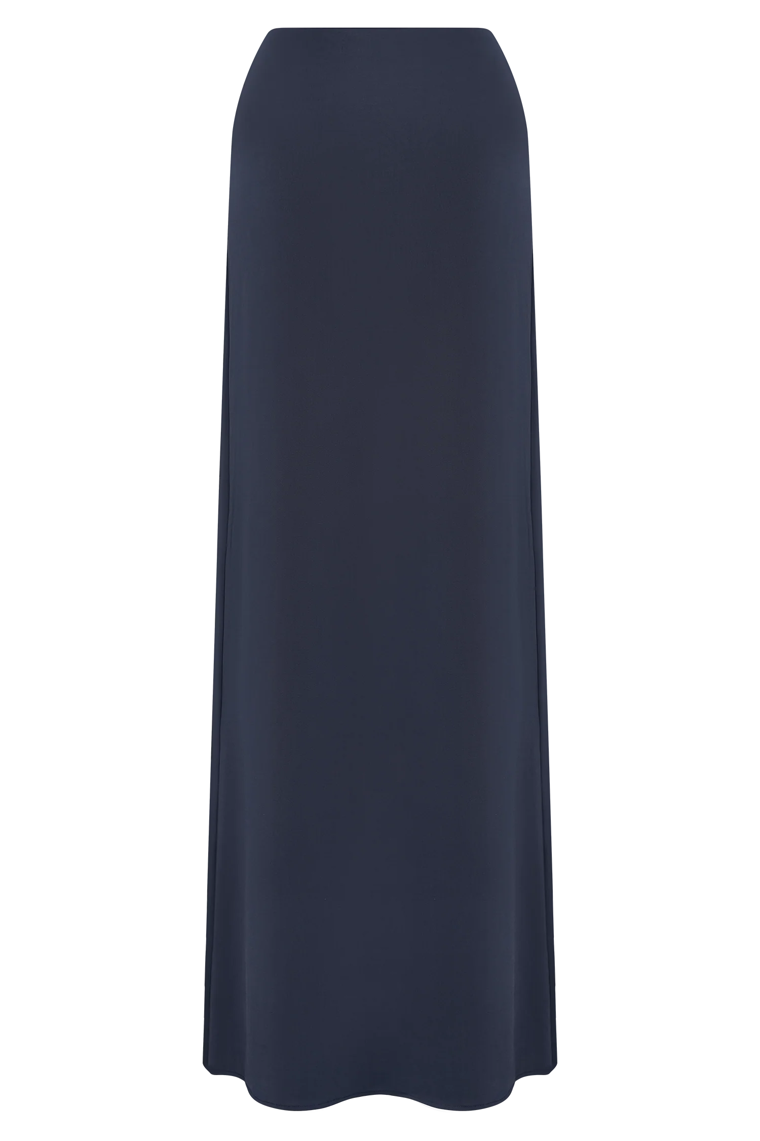 Vivica Slinky Gathered Maxi Skirt Midnight Navy