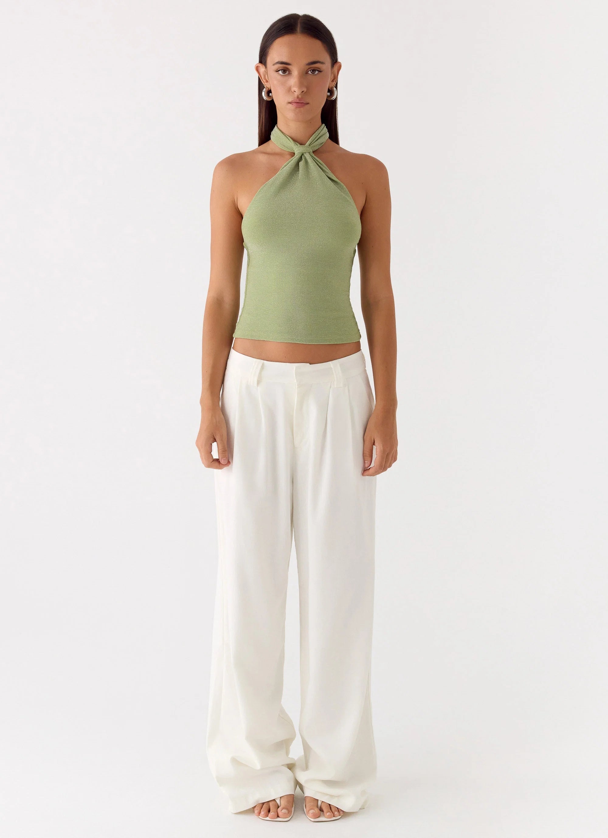Amber Light Top - Sage