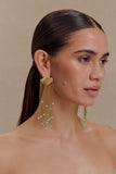 Maia Chandelier Earrings Gold
