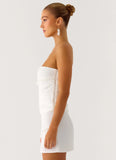 Perfect Celebrity Beaded Top White