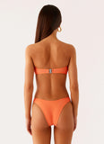 Taiwan Bandeau Bikini Top Peach