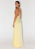 Fine Line Maxi Dress - Yellow