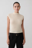 Sonny Short Sleeve Knit Top Cream