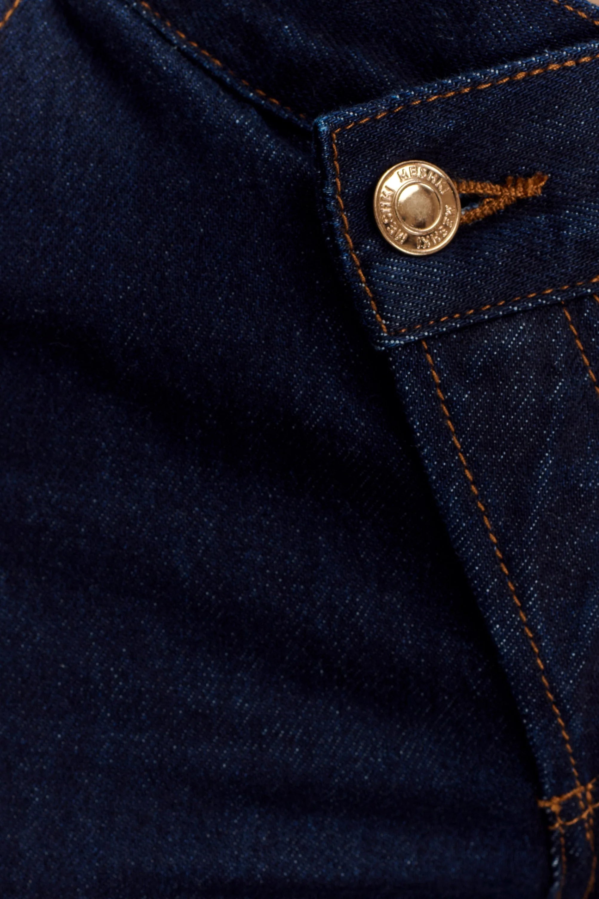 Remington V Front Straight Leg Jeans Indigo Blue