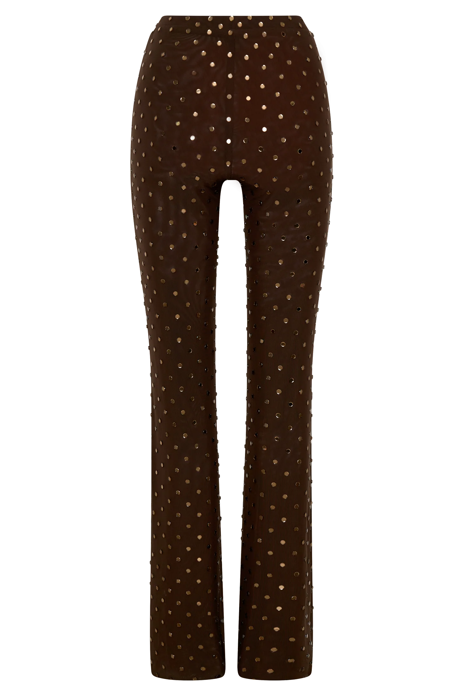 Jackie Diamante Straight Leg Pants Chocolate