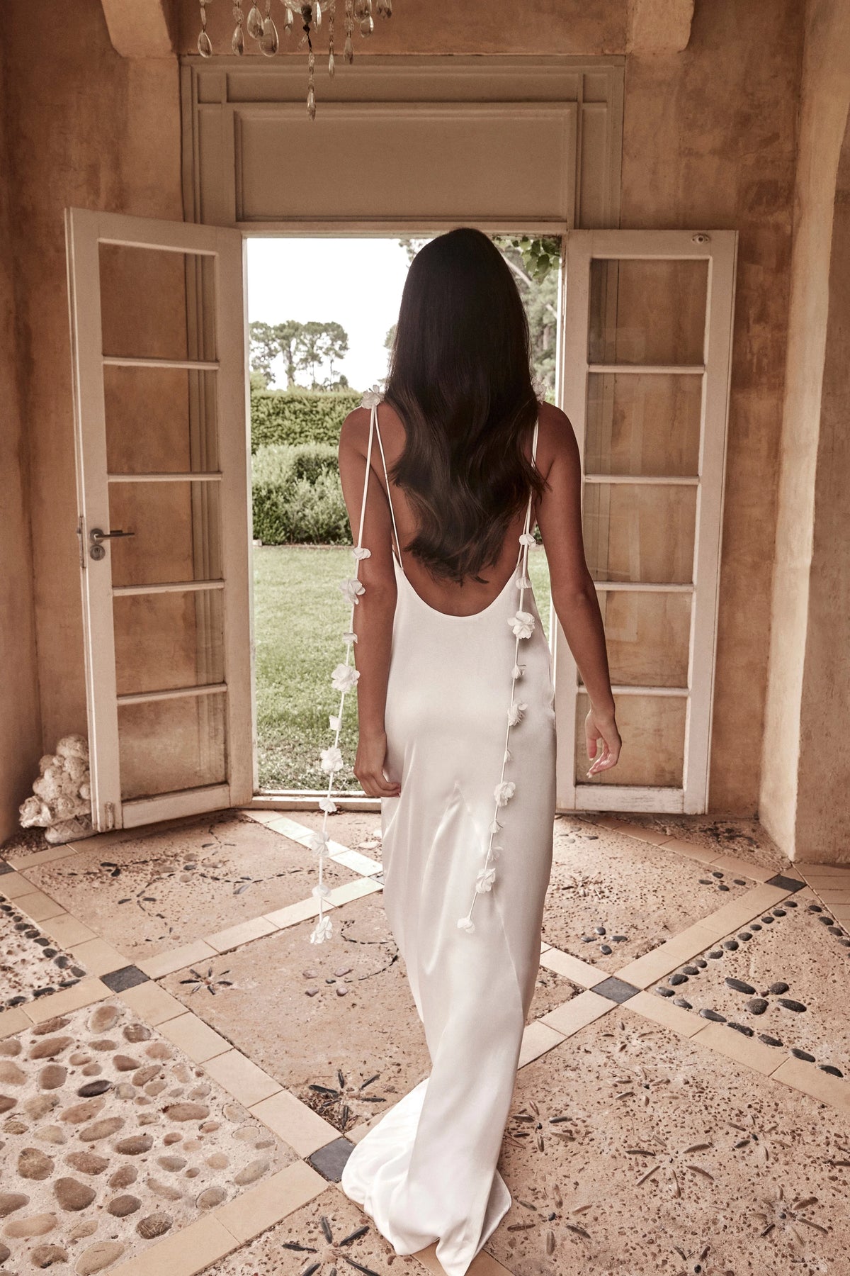 Elenora Rose Gown White