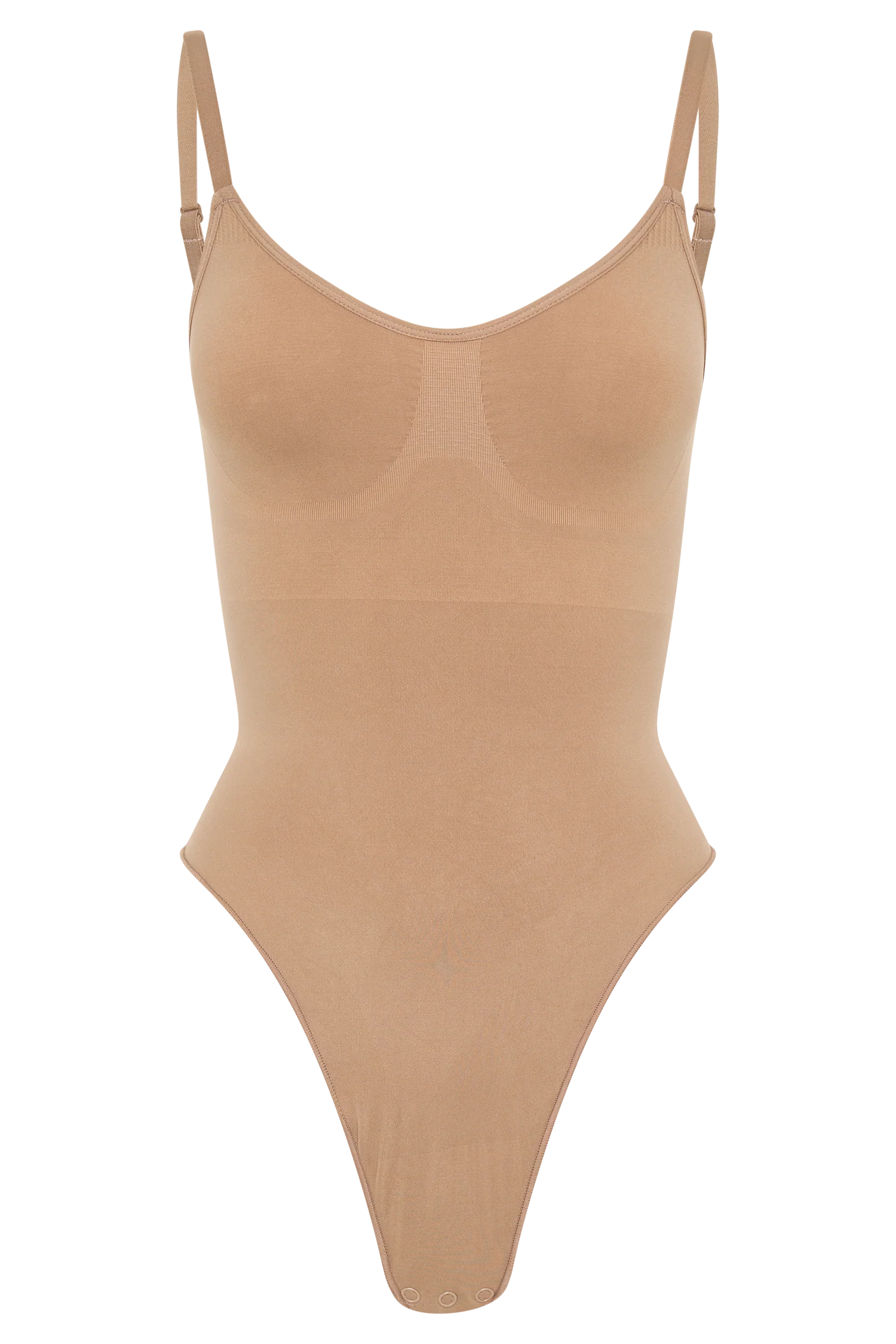 Alyssa Backless Shapewear Bodysuit Latte
