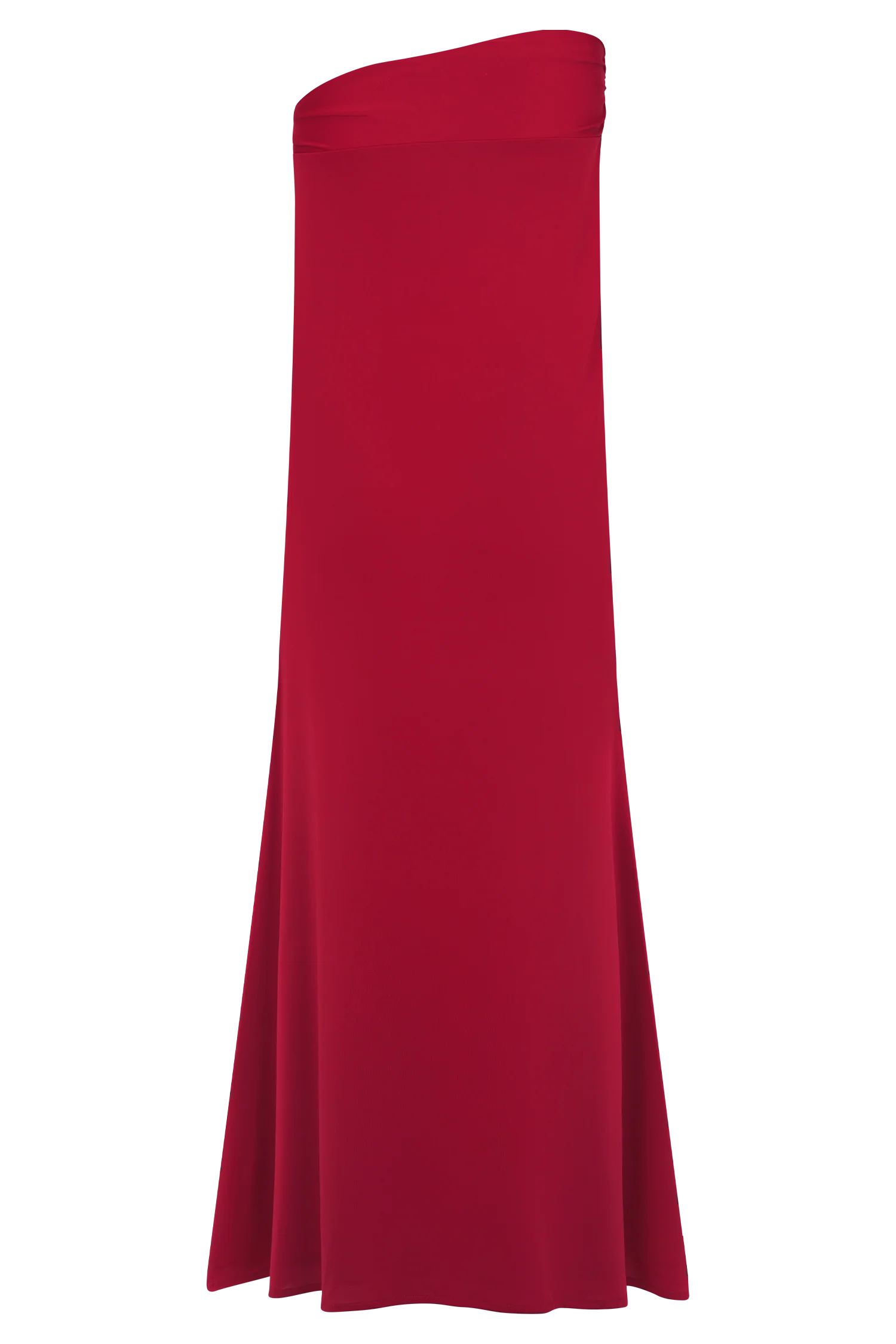 Ainsley Asymmetrical Maxi Skirt With Floral Hardware Fuchsia Pink