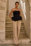 Hastings Stone High Waist Wide Leg Trousers