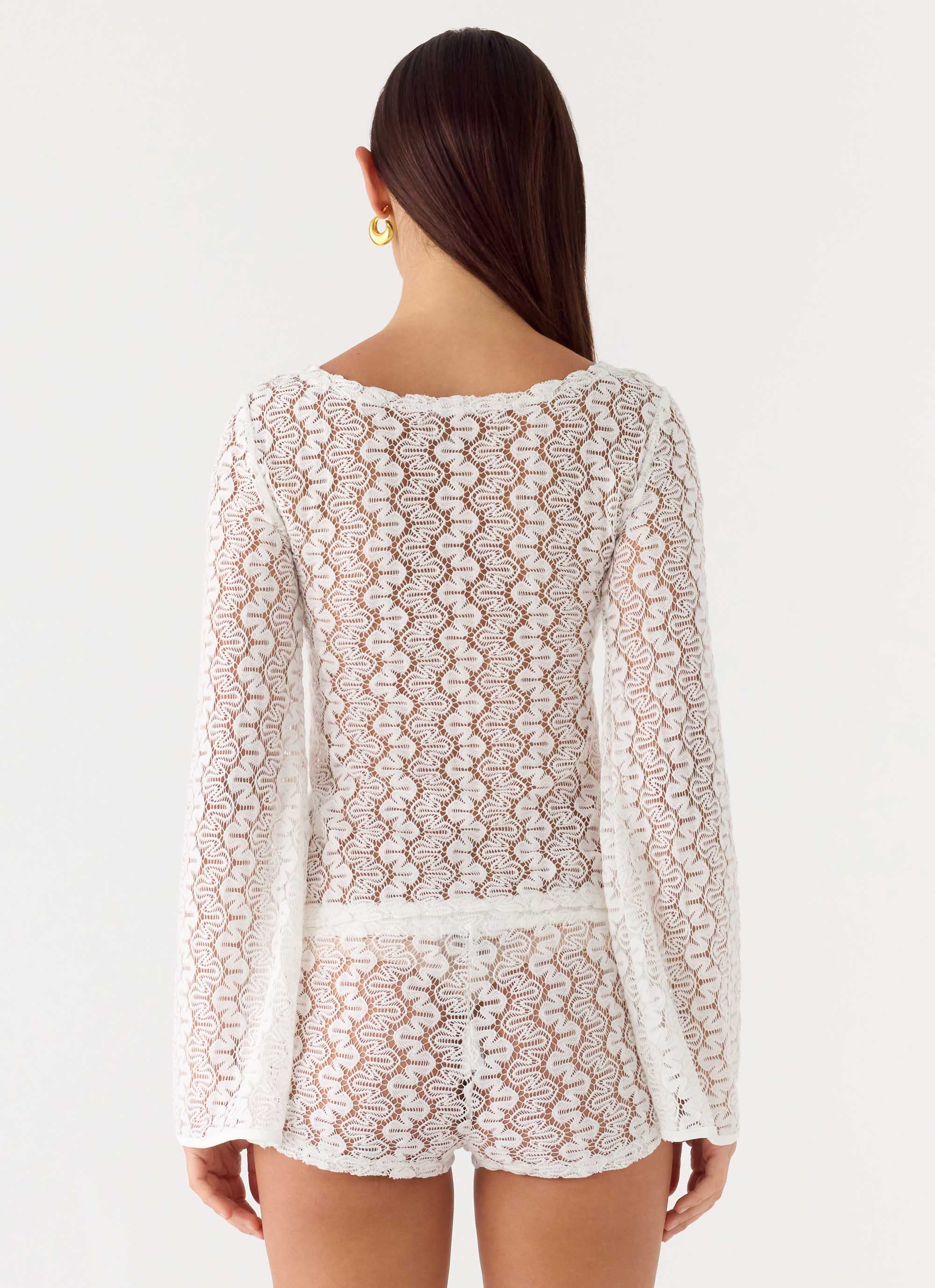 Giselle Mini Shorts Ivory