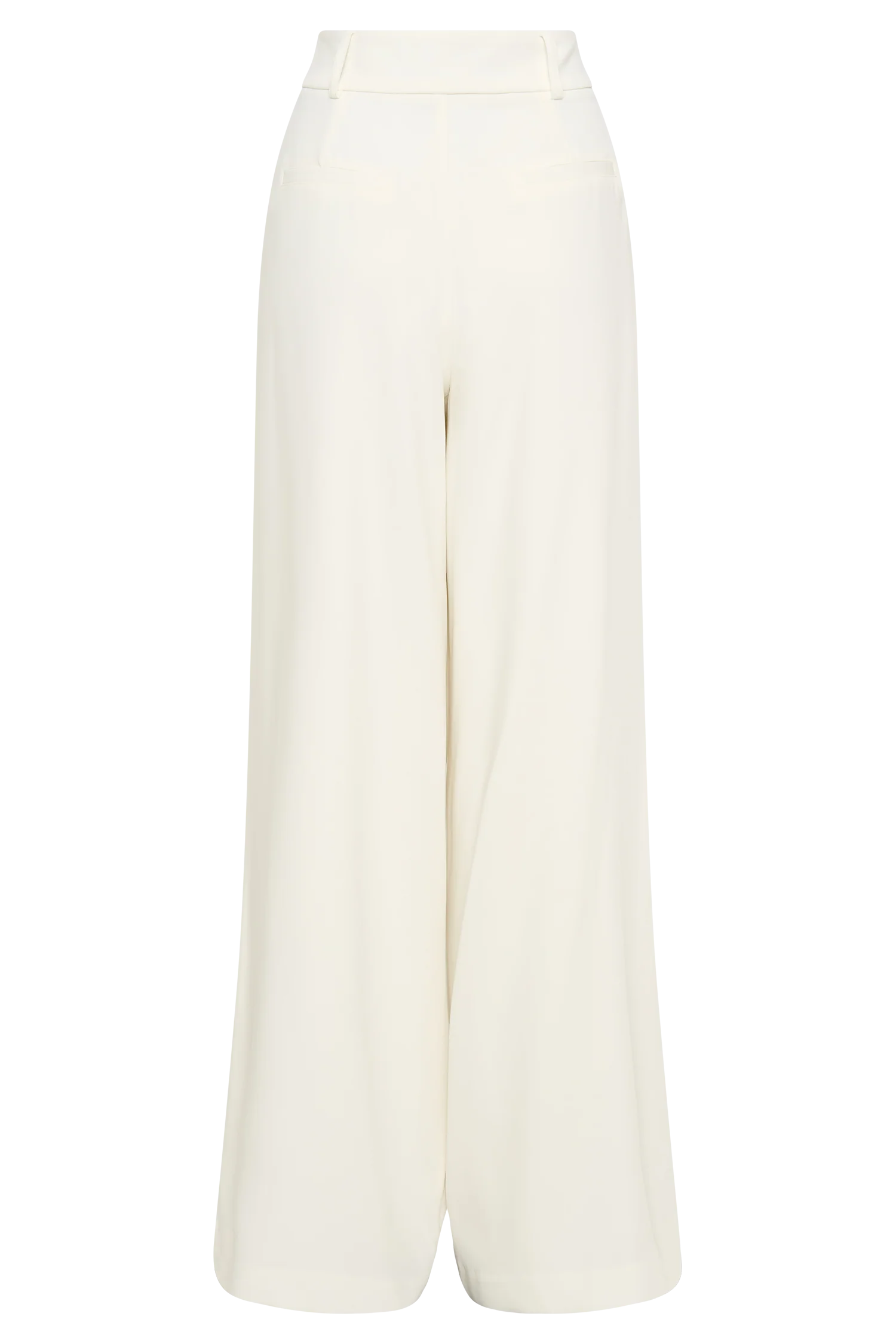 Jacqueline Pleated Wide Leg Pants Ivory