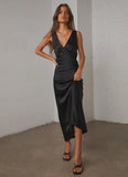 Loren Midi Dress Black