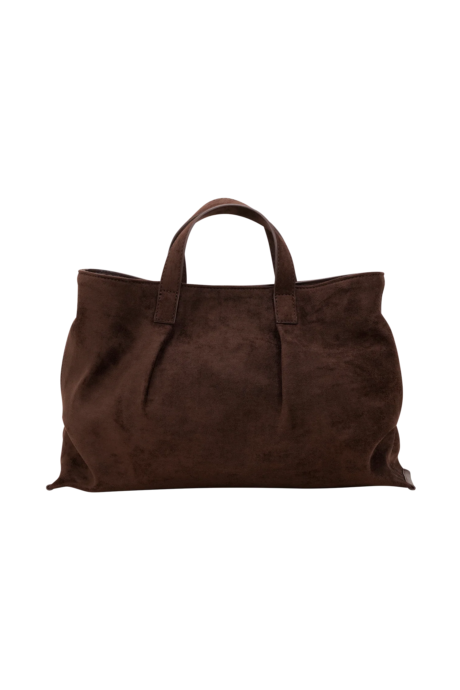 Baylor Faux Suede Bag Chocolate