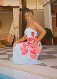 Amelle Maxi Dress - Blue Petal
