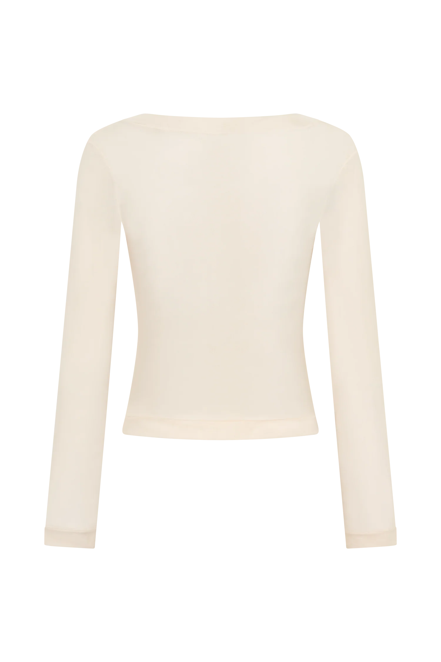 Lumi Long Sleeve Mesh Top Bone