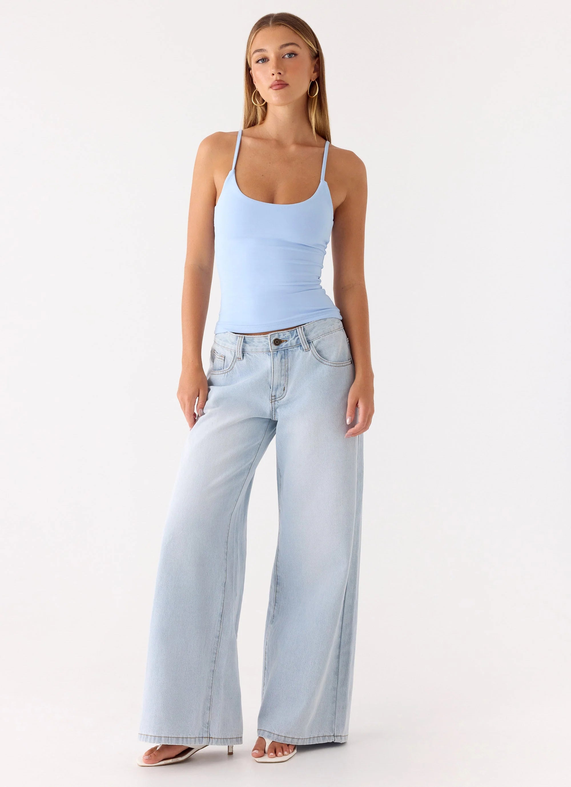 Blondie Tank Top Blue