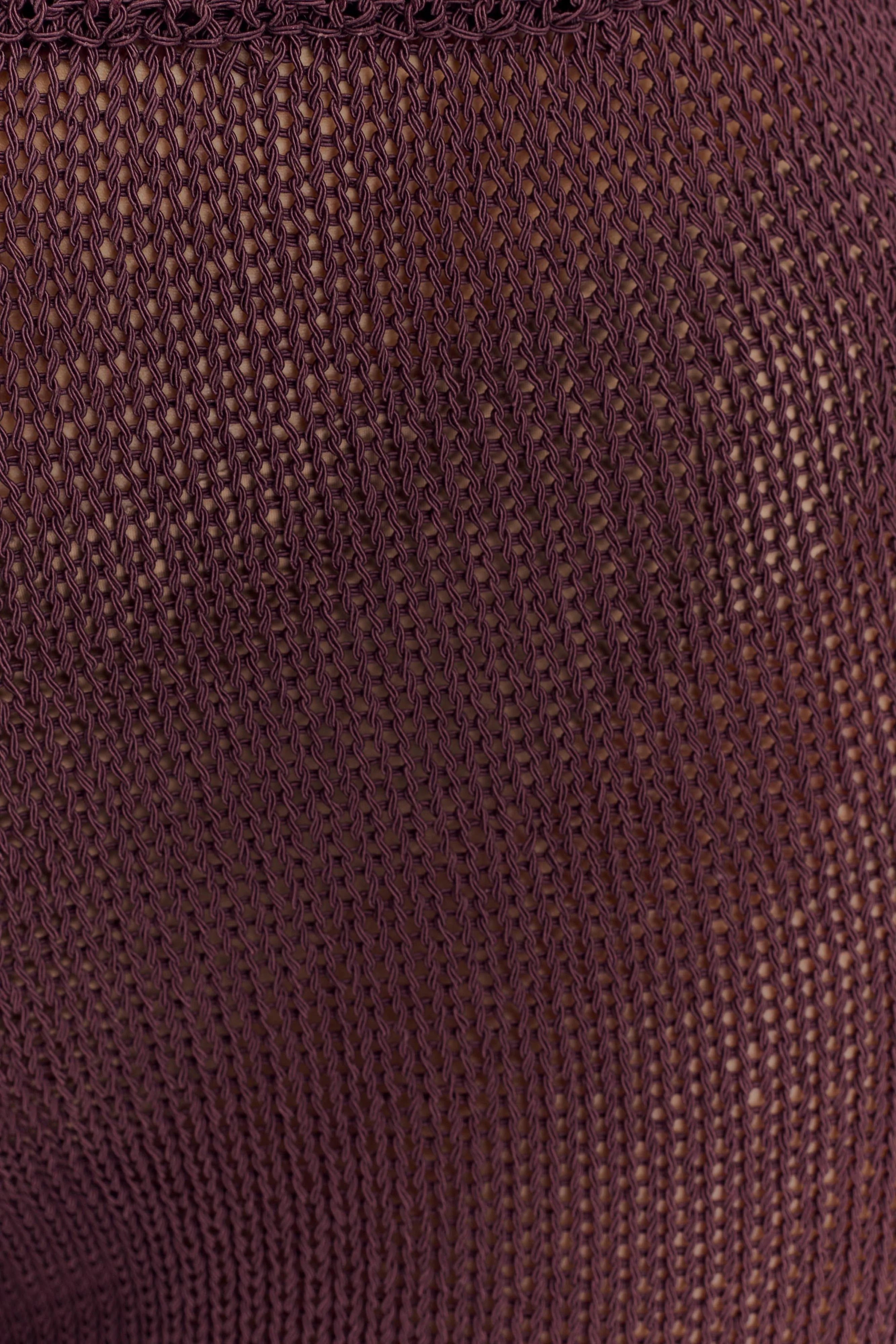 Malani Wide Leg Knit Pants Chocolate