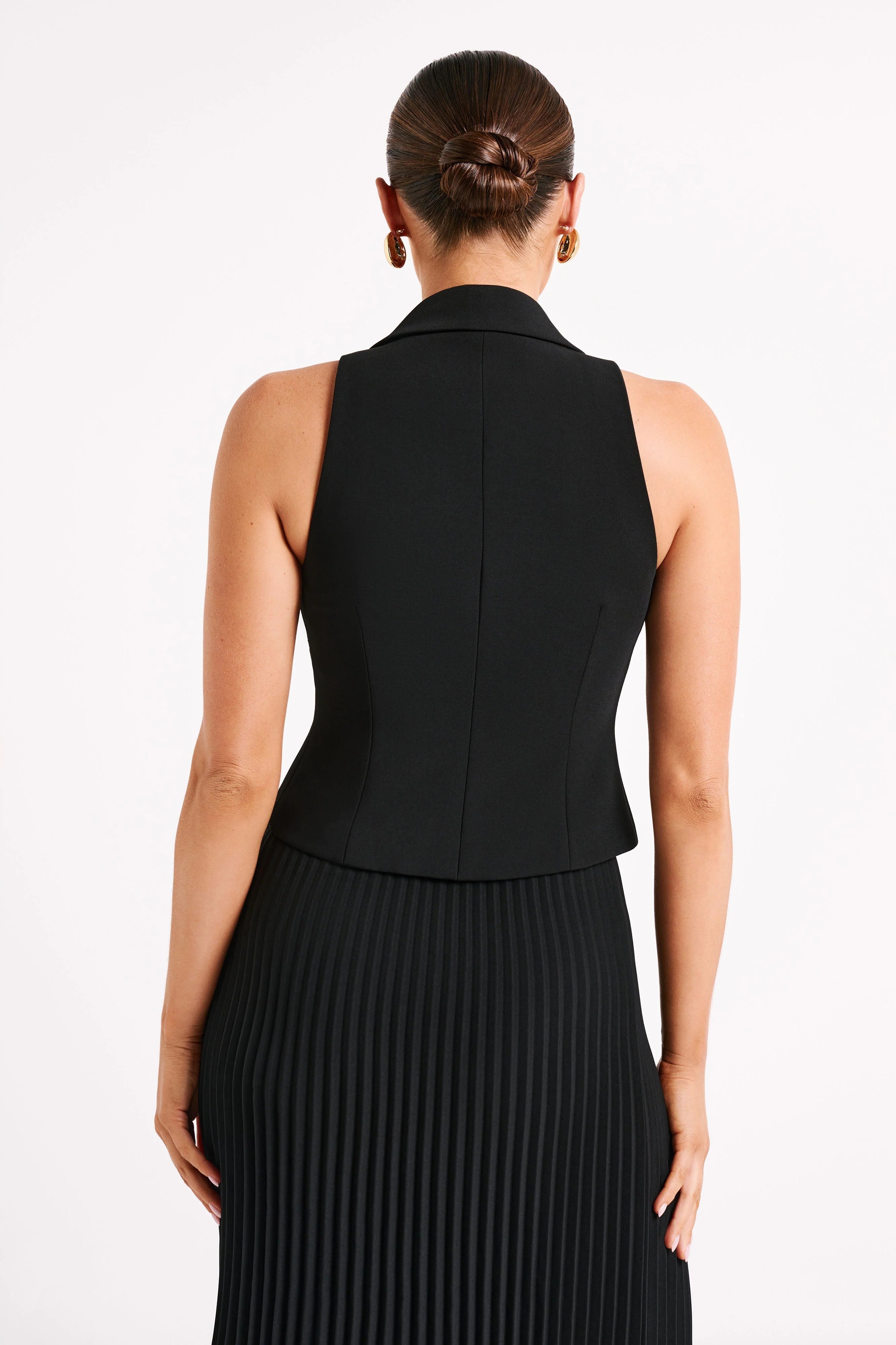 Mura Suiting Vest Black