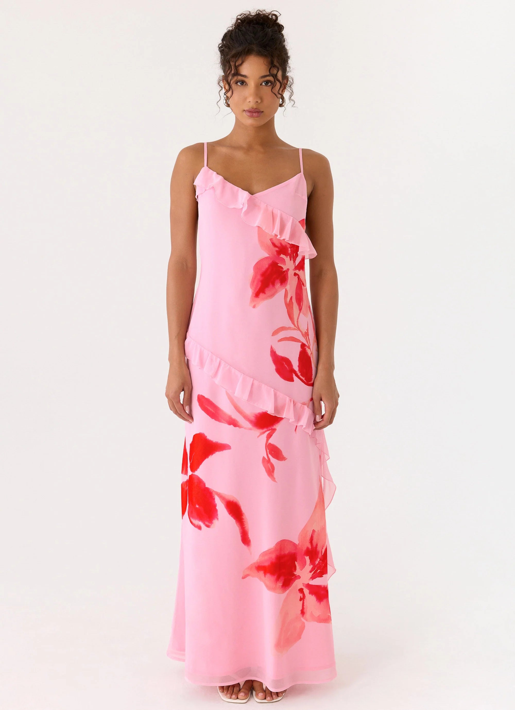Ayesha Maxi Dress Pink Petal