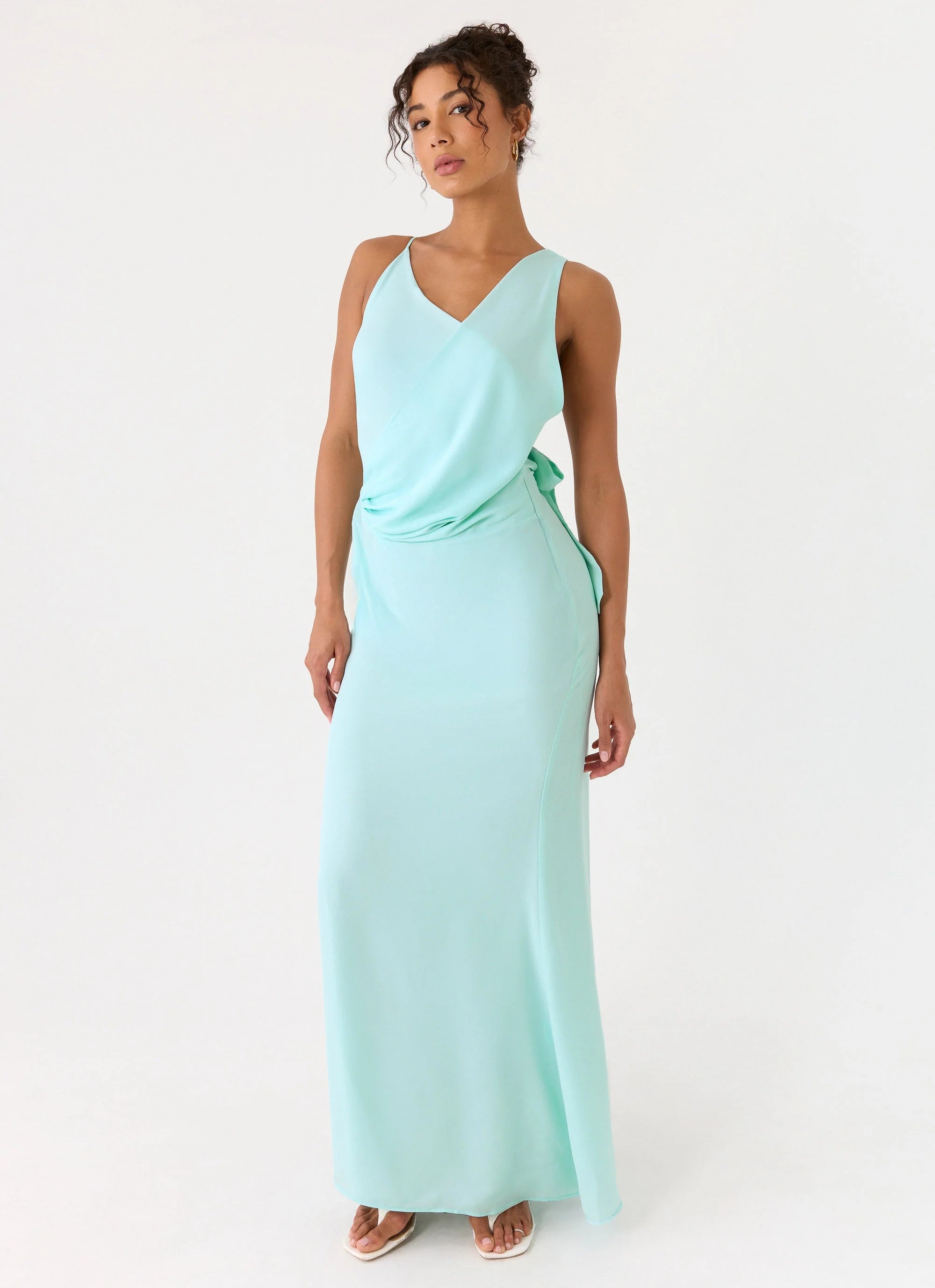Analia Maxi Dress Aqua