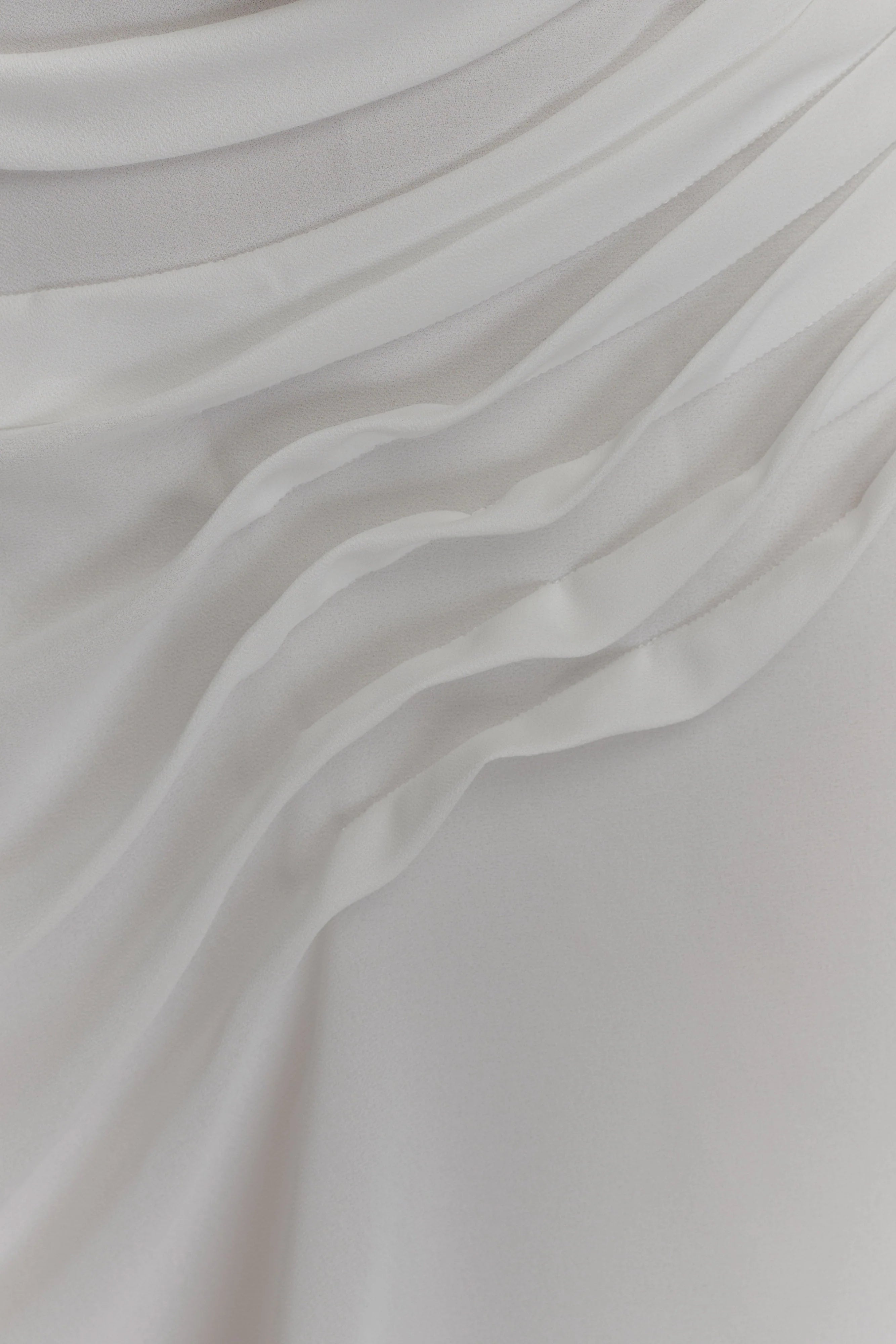 Oria Chiffon Mini Dress White