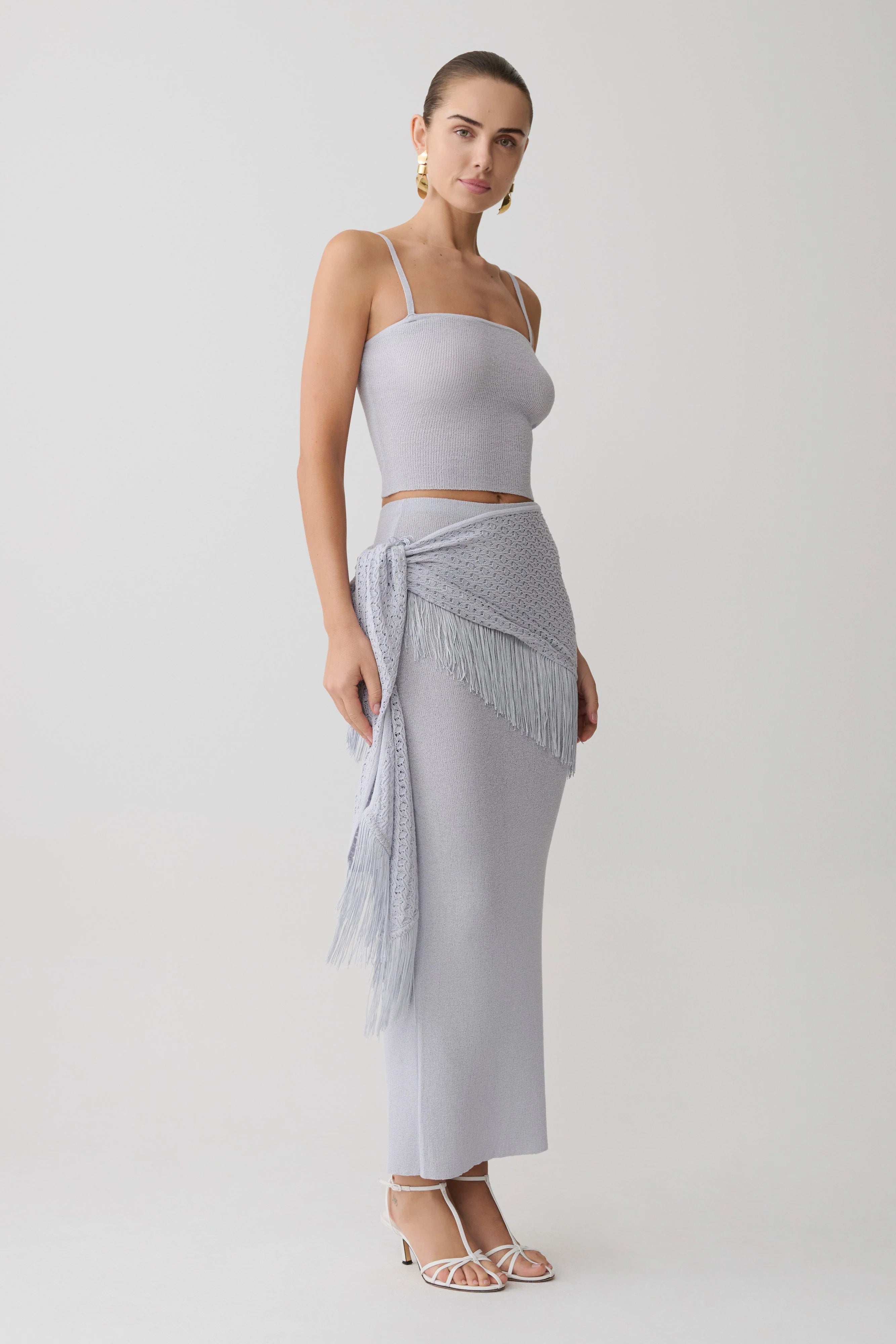 Jaytee Knit Top Sky Blue