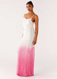 Kiki Maxi Dress Pink Ombre