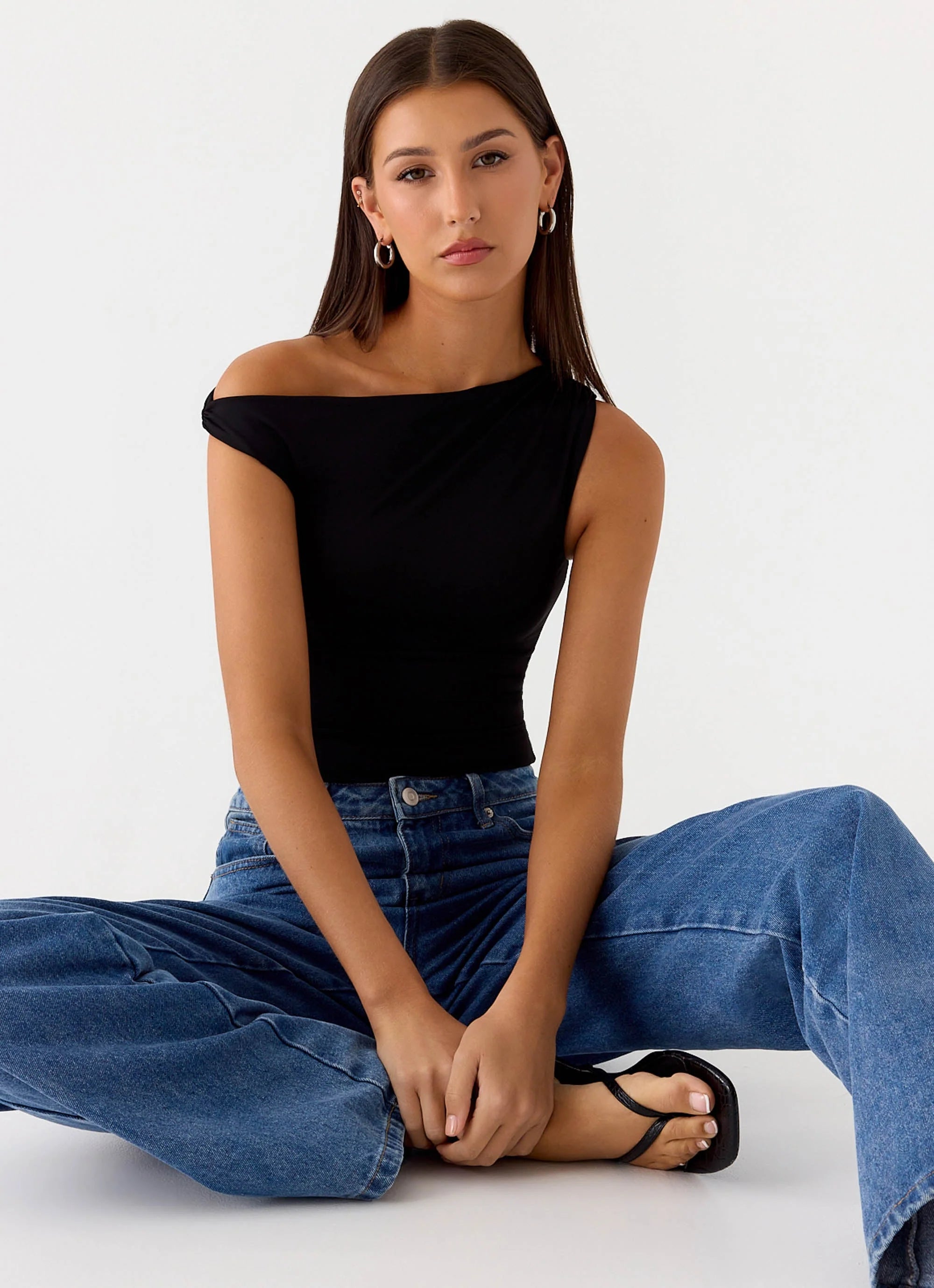 No Answer Bodysuit Black