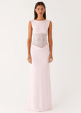 Love Tease Maxi Dress Baby Pink
