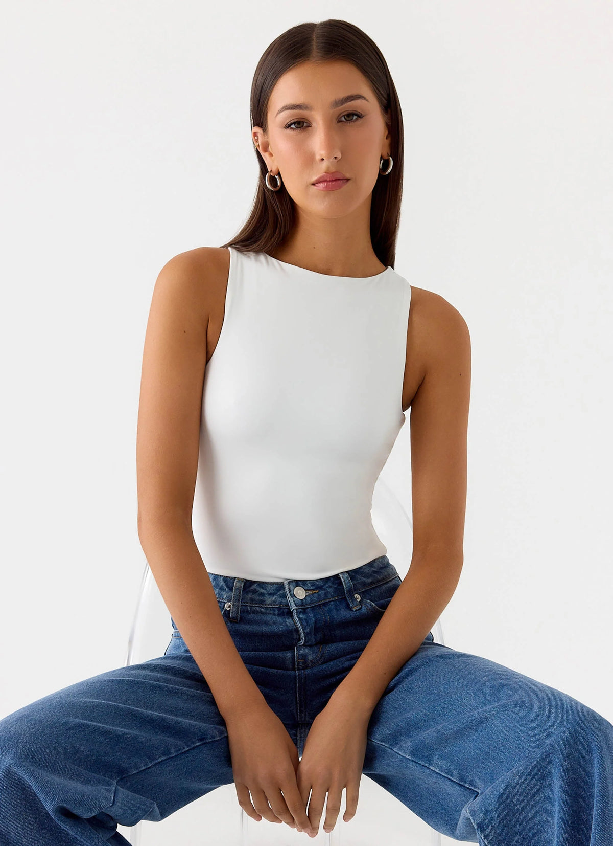Vincenza Bodysuit White