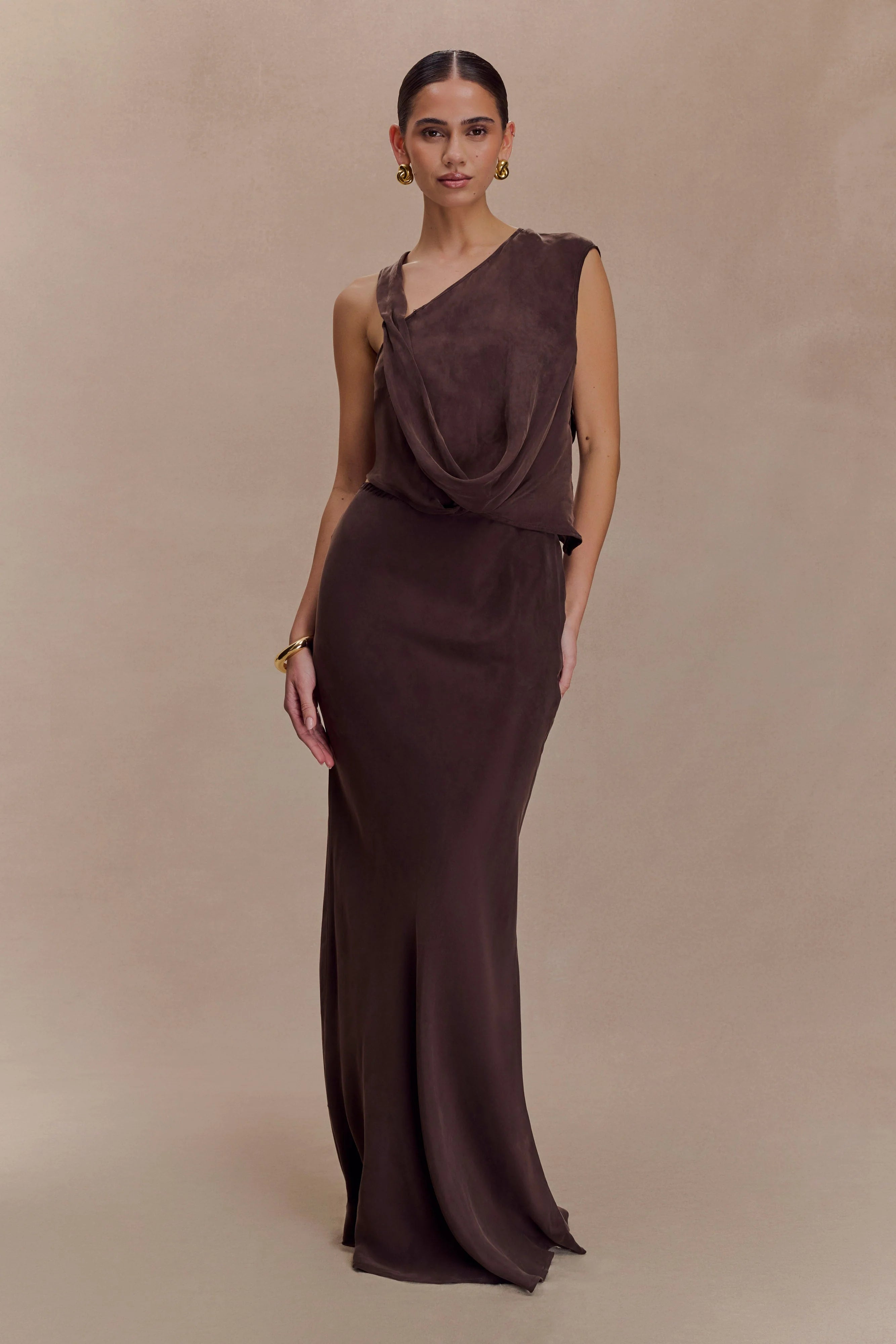 Violeta Asymmetric Top Dark Chocolate