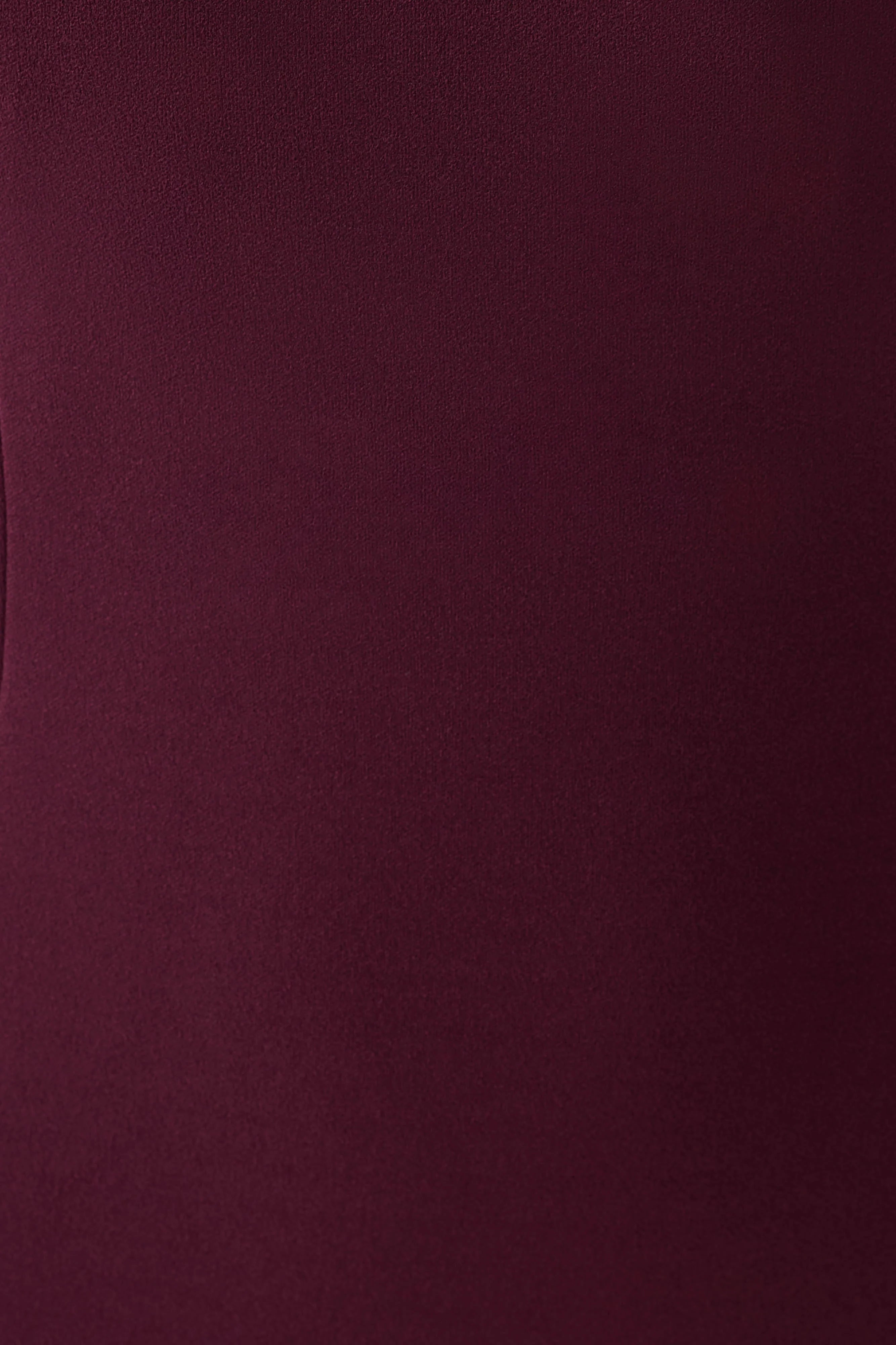 Cary Folded Strapless Crepe Midi Dress Wine