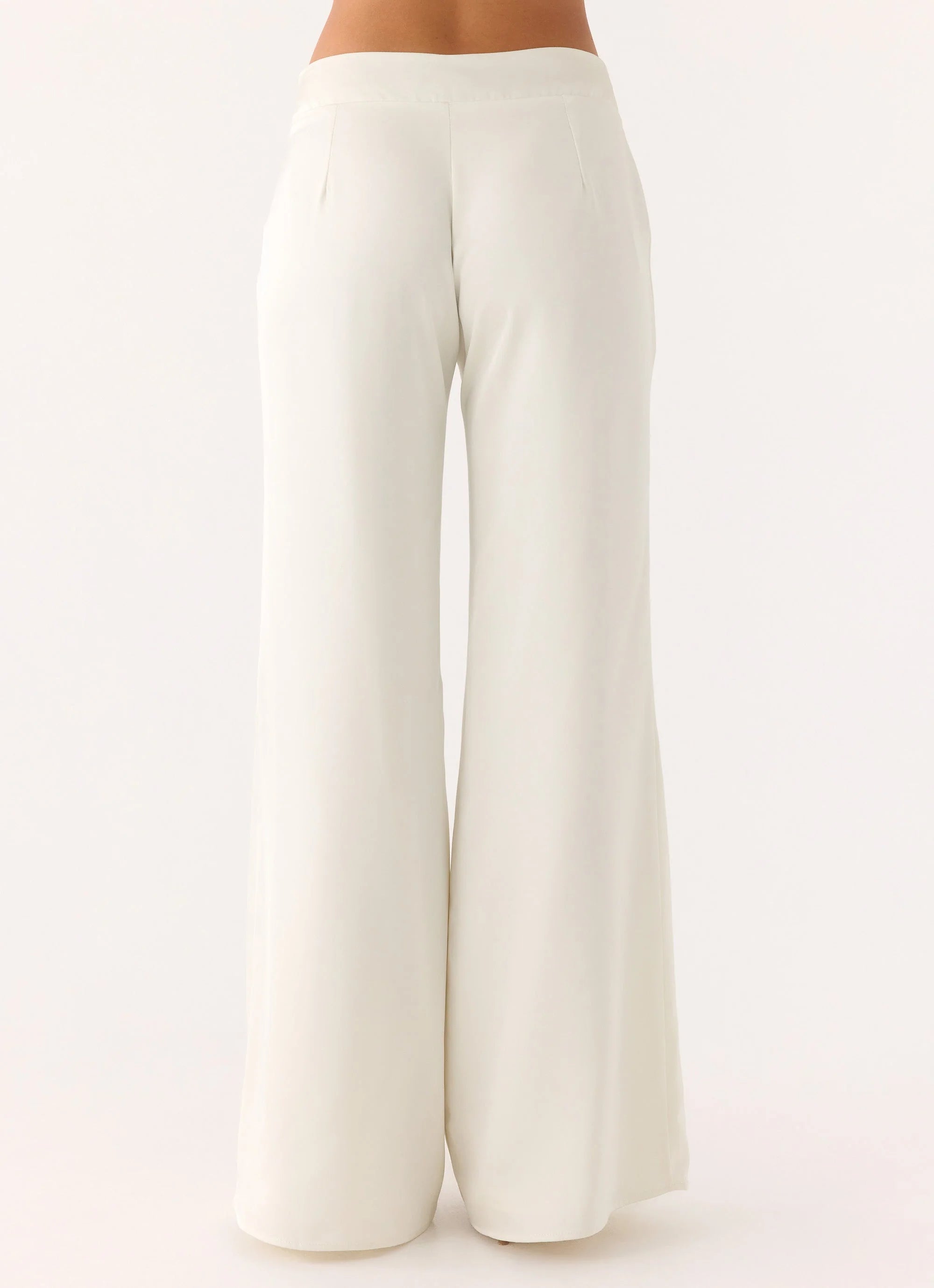 Elmah Low Rise Pants - White