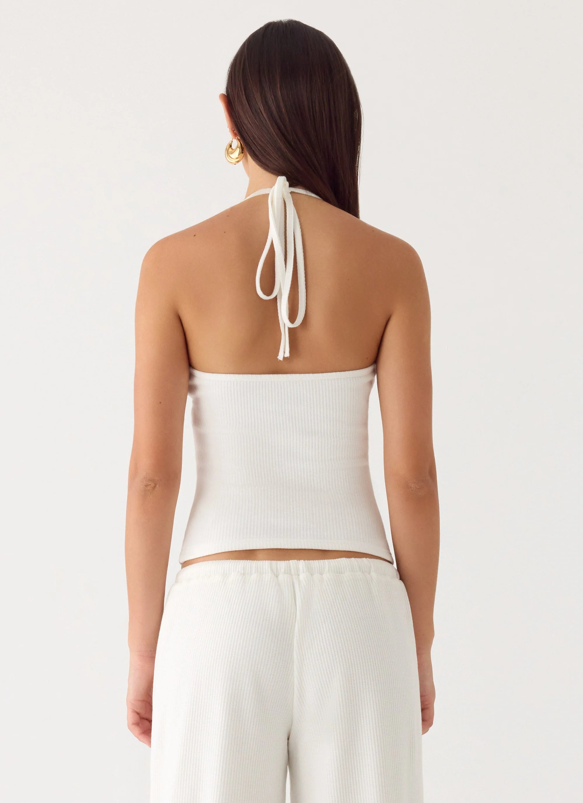 Henry Halter Top Ivory