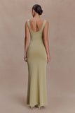 Marta Slinky Cowl Maxi Dress Sage