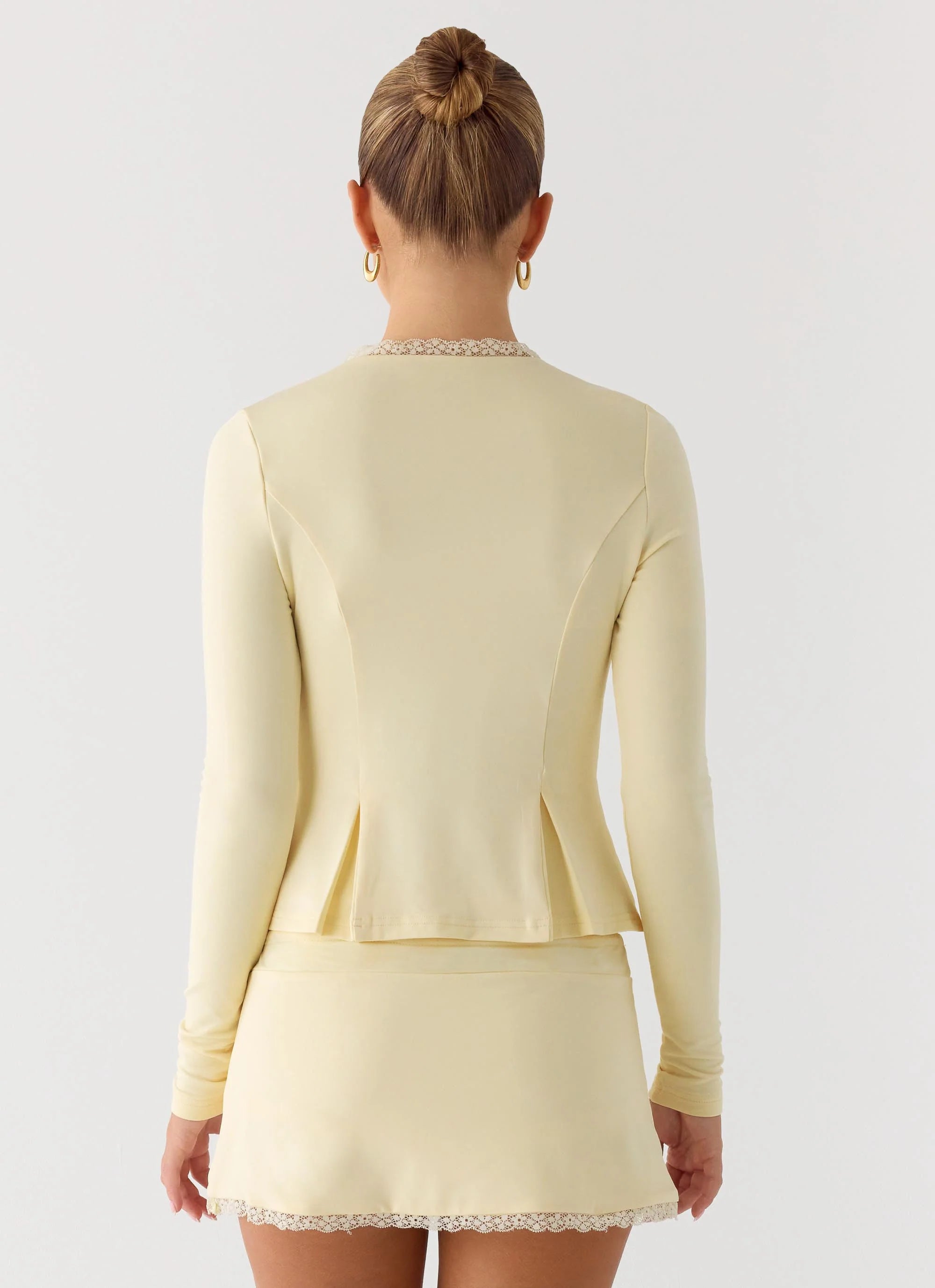 Landon Long Sleeve Top Butter Yellow
