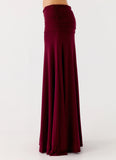 Thorness Maxi Skirt Plum
