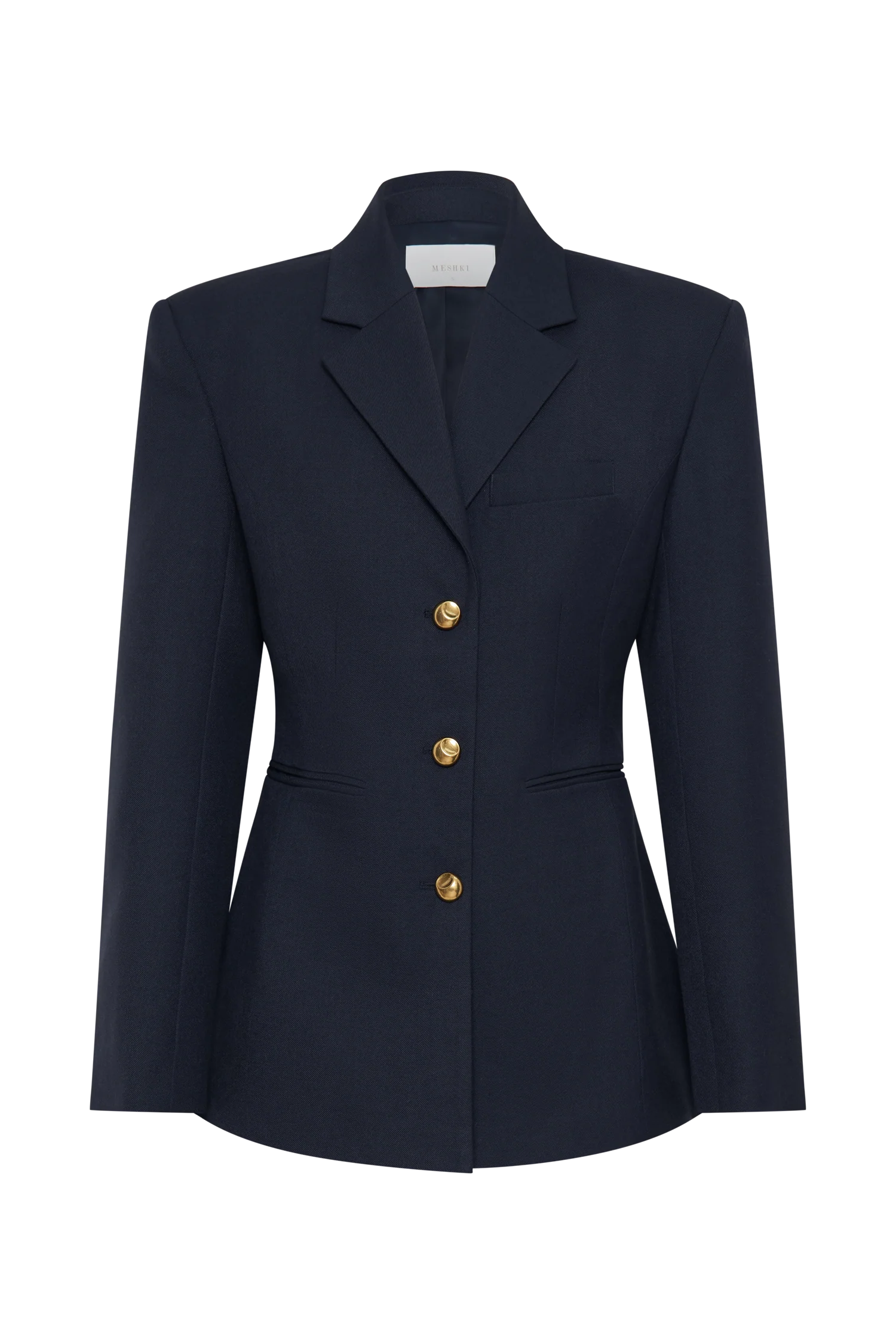 Bellamy Cinched Blazer Dark Navy