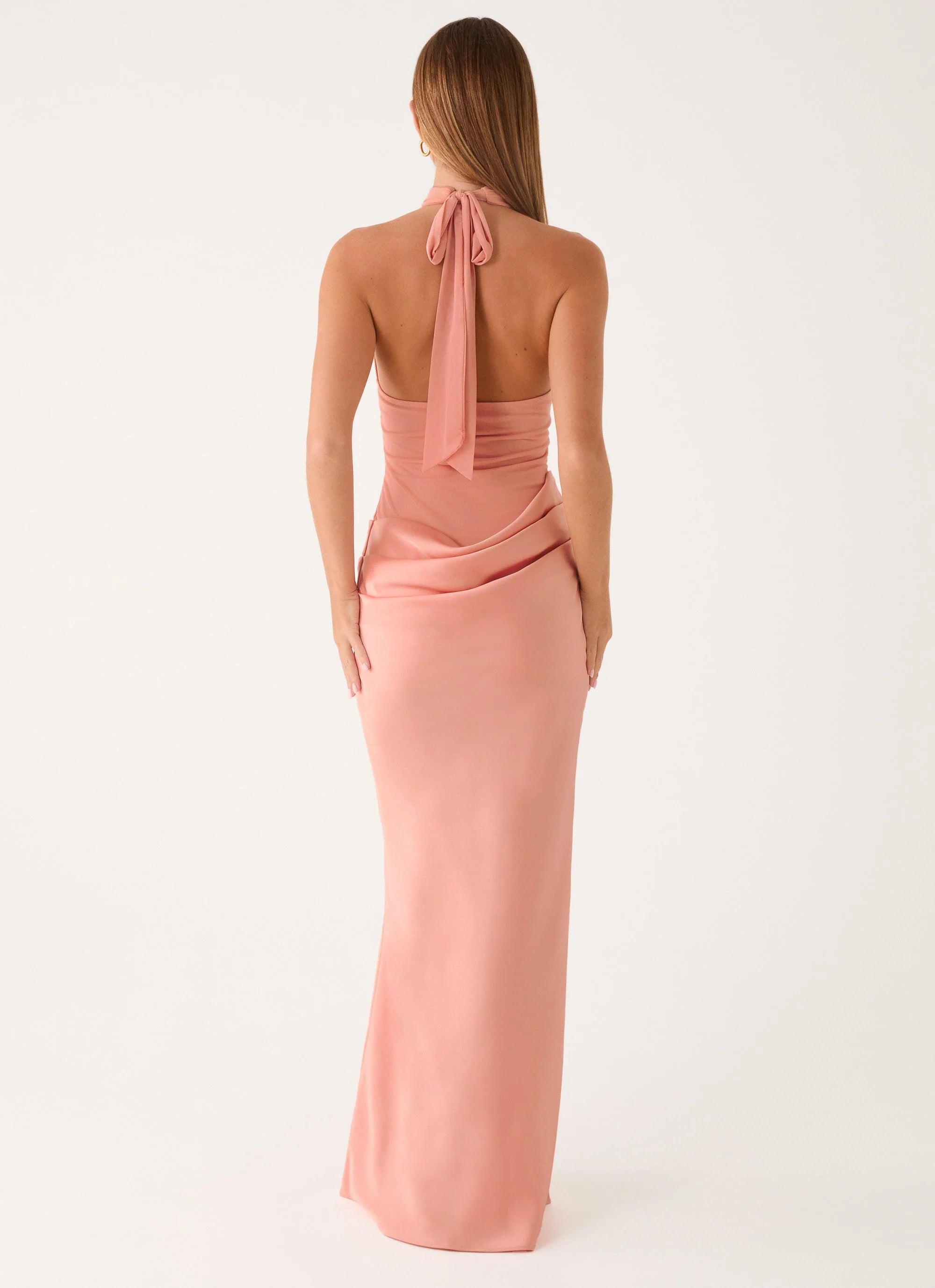 Kiyah Maxi Dress - Peach