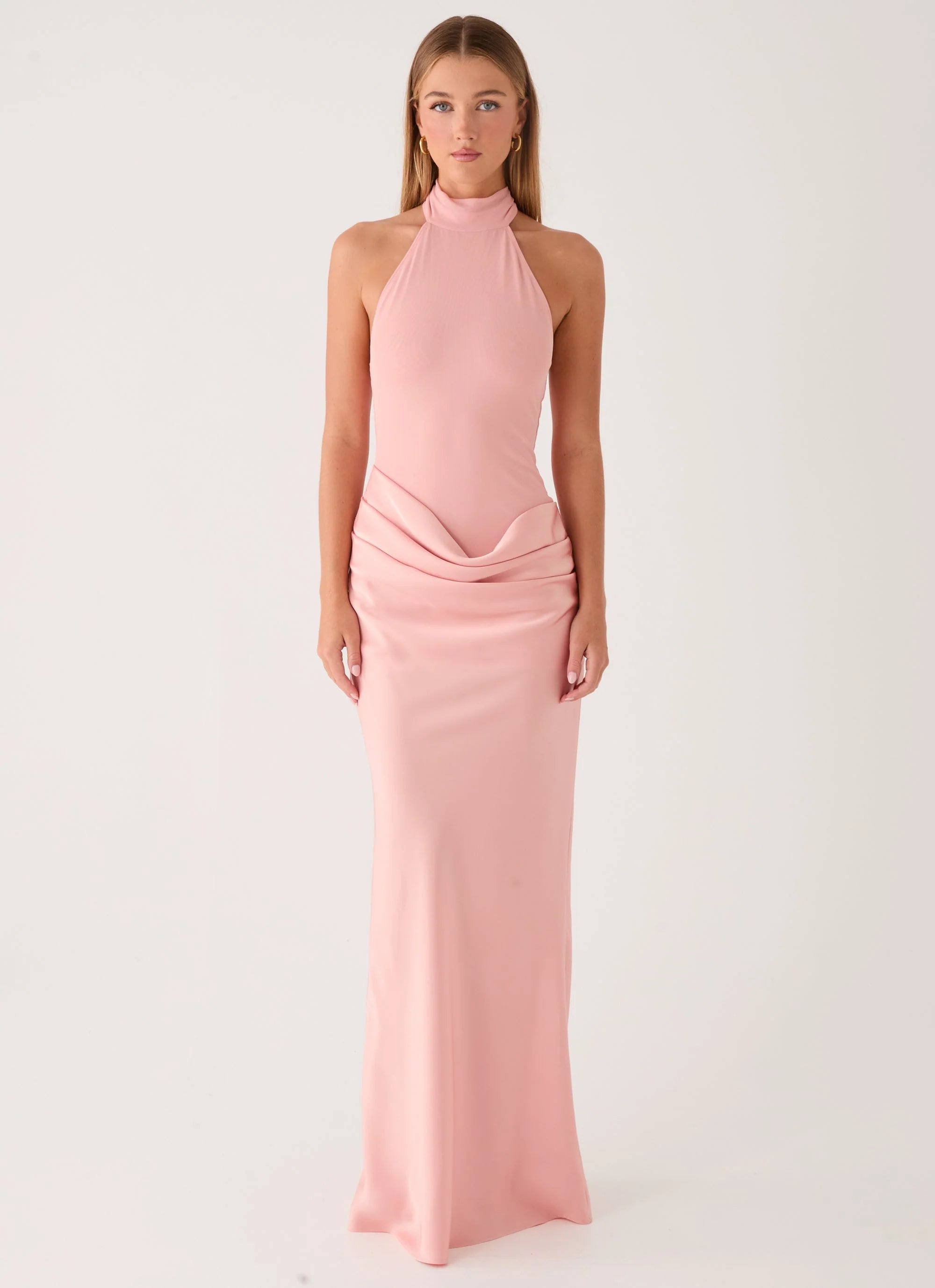 Kiyah Maxi Dress - Peach