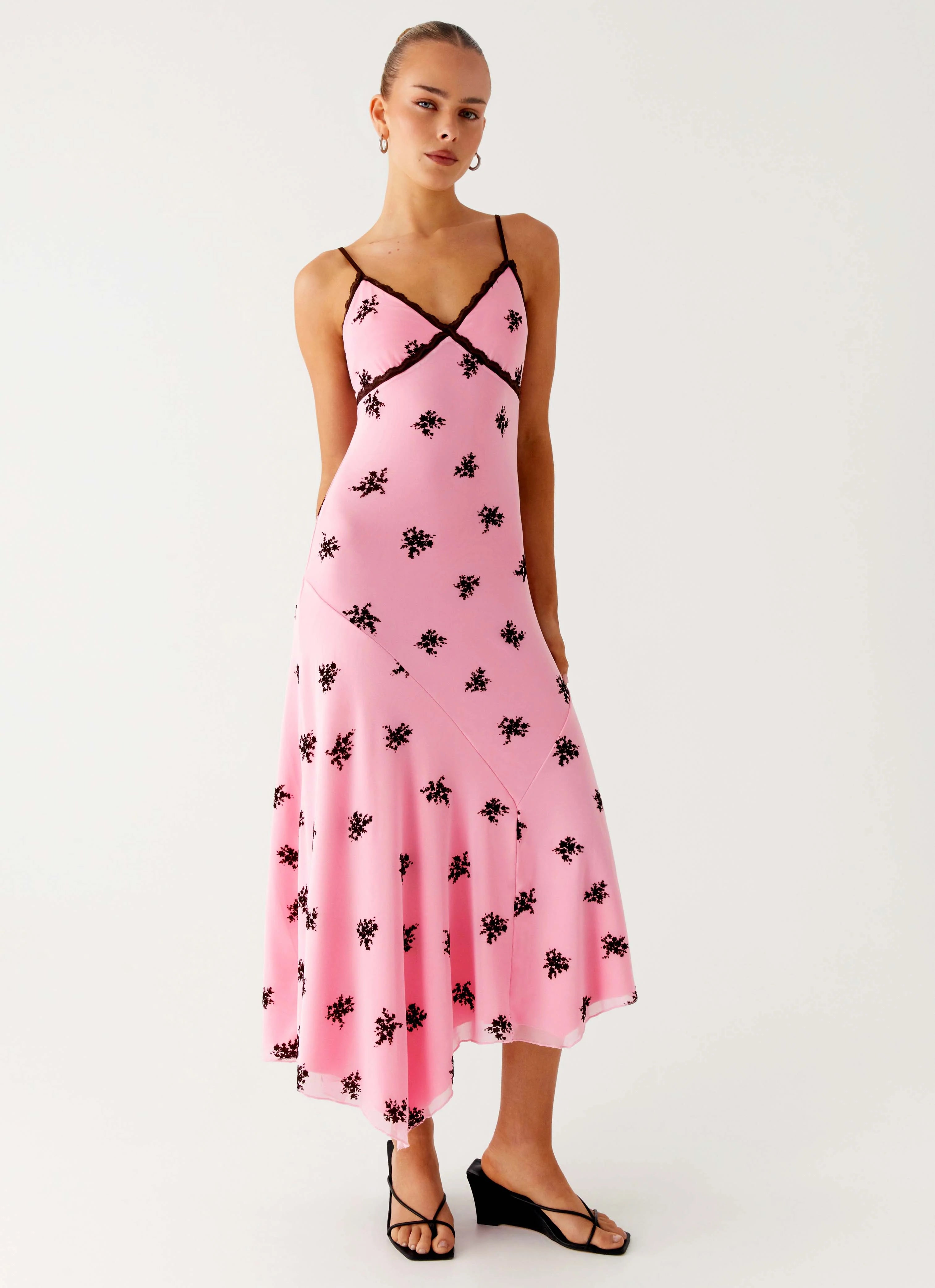 Amelia Midi Dress Pink
