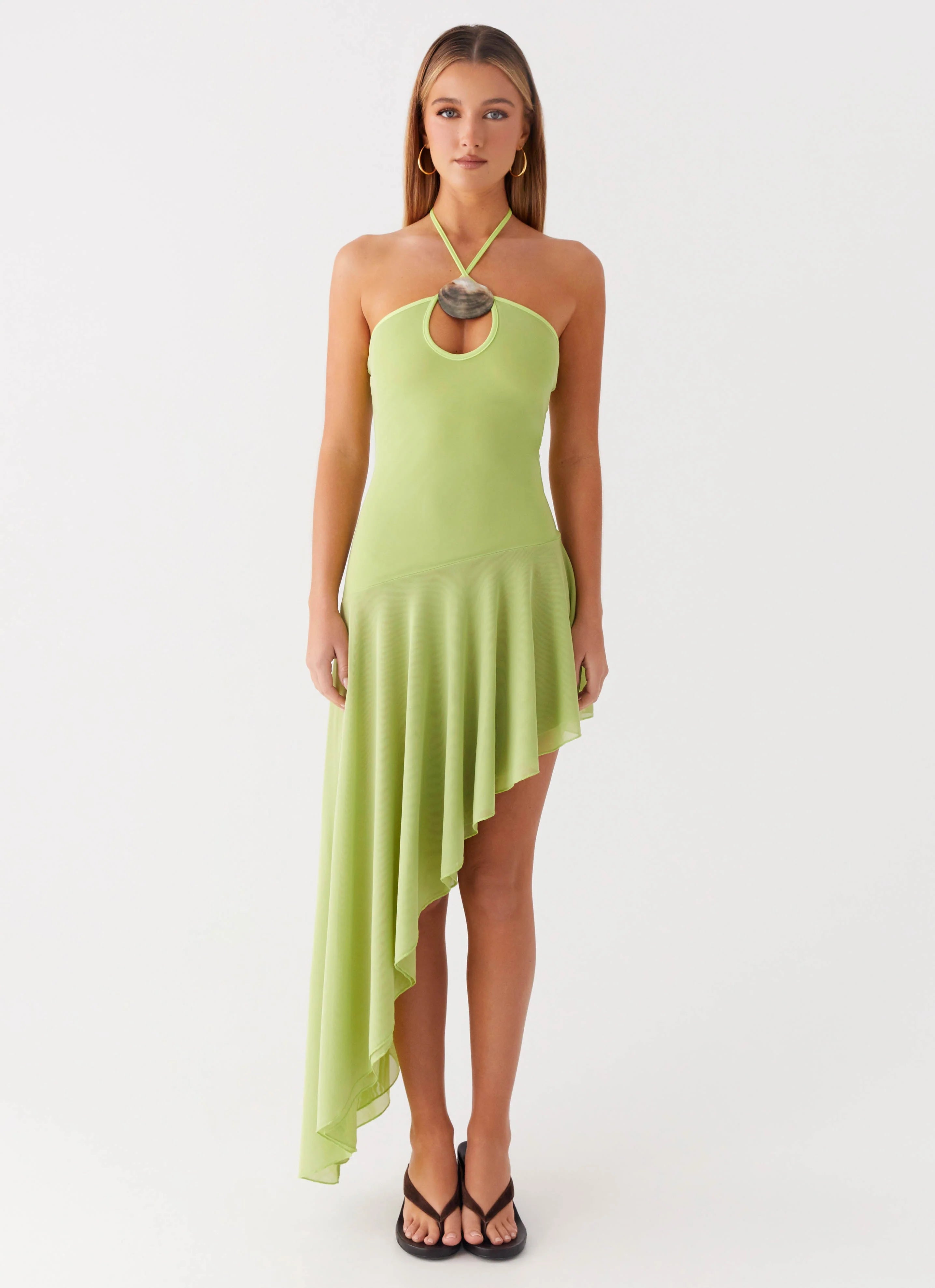Avigalle Maxi Dress Lime